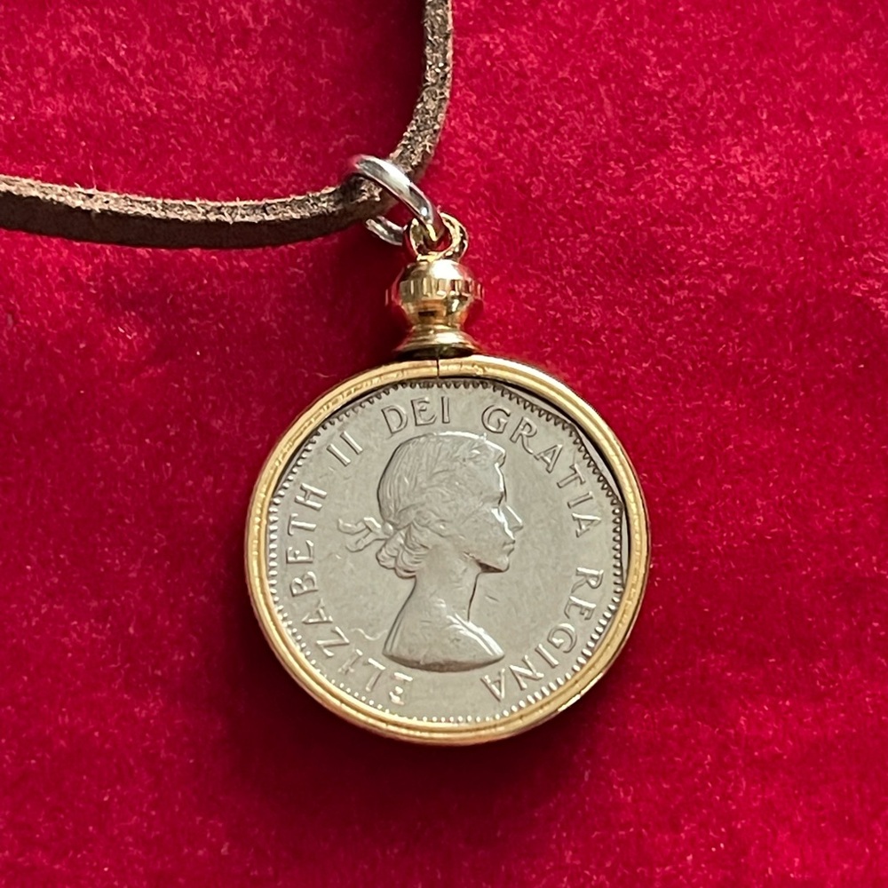 Canadian Coin Pendant Necklace